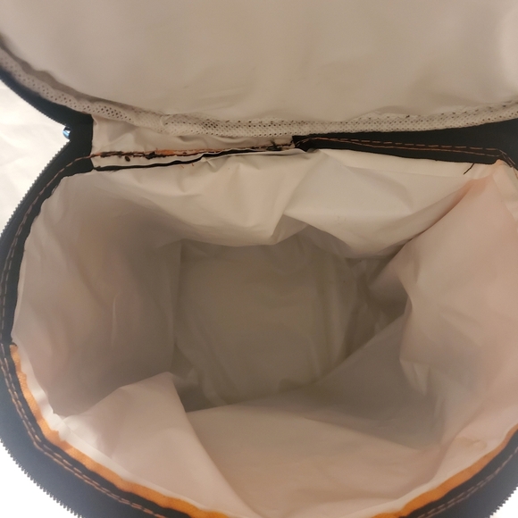 Ole Smoky Tennessee Moonshine Round Cooler Bag Orange and Black - Picture 4 of 5